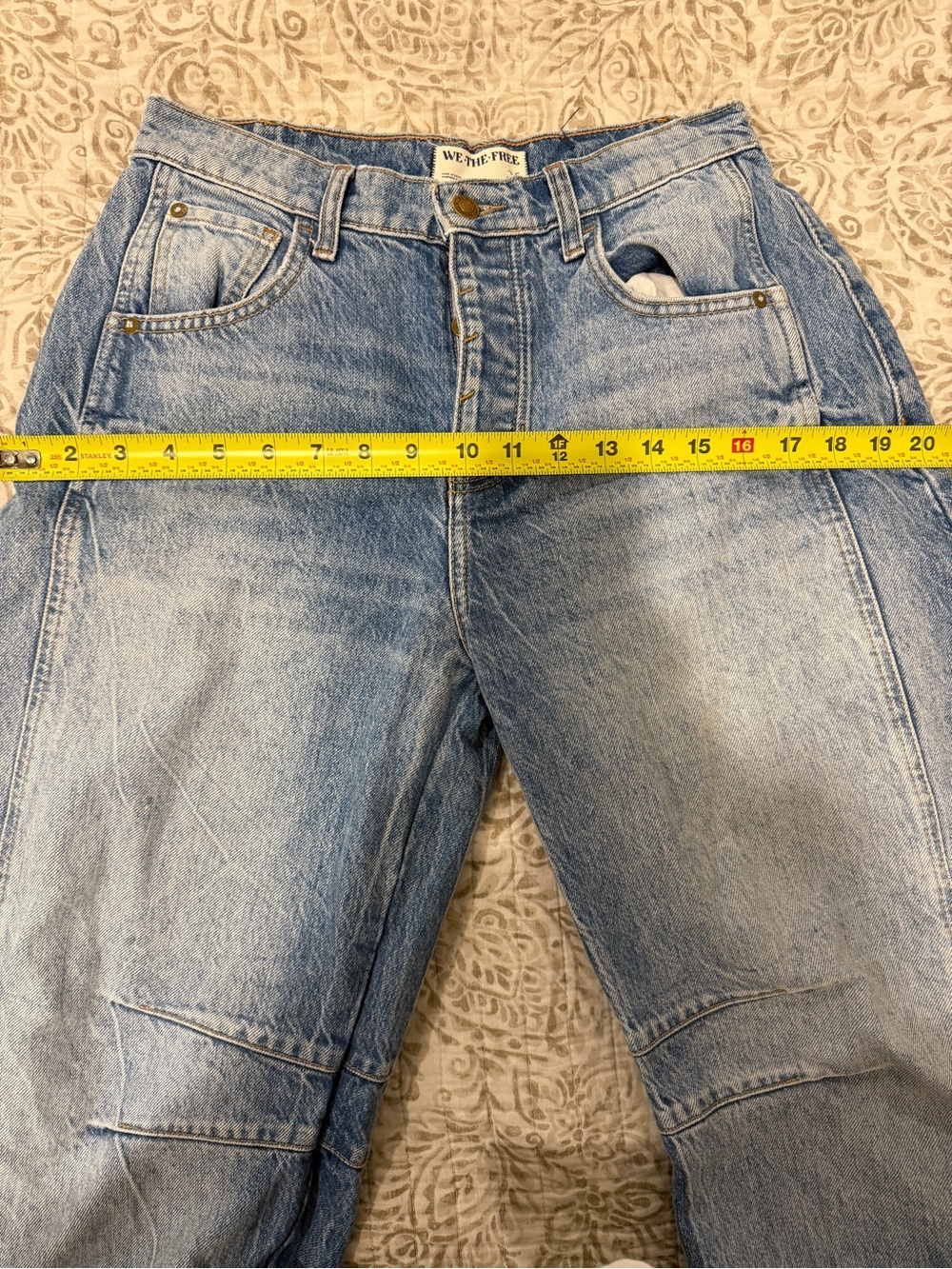 Free People Good Luck Mid-Rise Barrel Jean - Picture 6 of 7